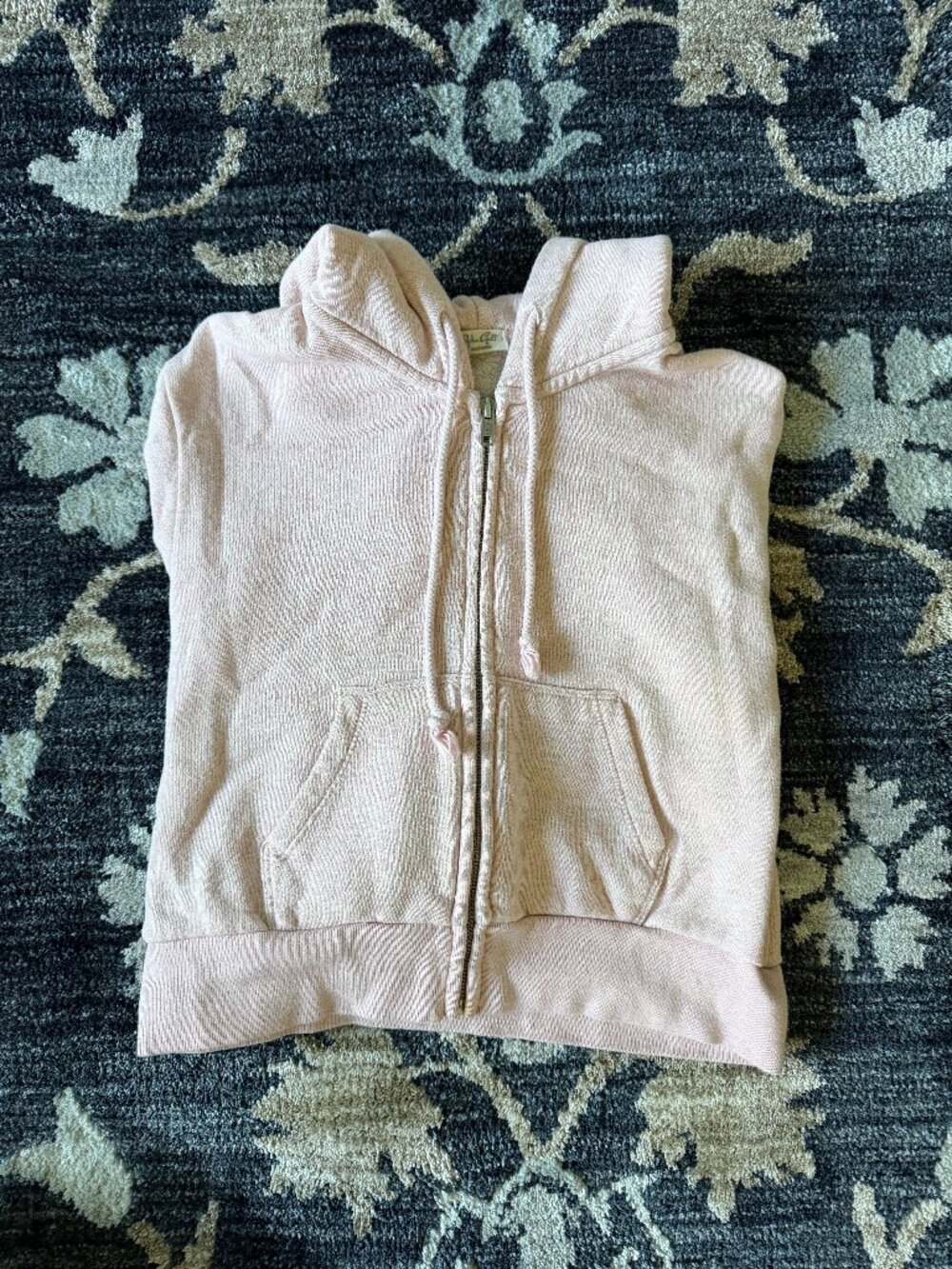 Soft Pink Brandy Melville Crop Hoodie